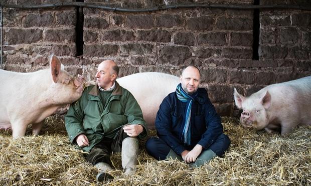 Richard Vaughan, Huntsham Farm, supplies Simon Rogan, L’Enclume, Fera and The French. Photograph: Harry Borden for Observer Food Monthly